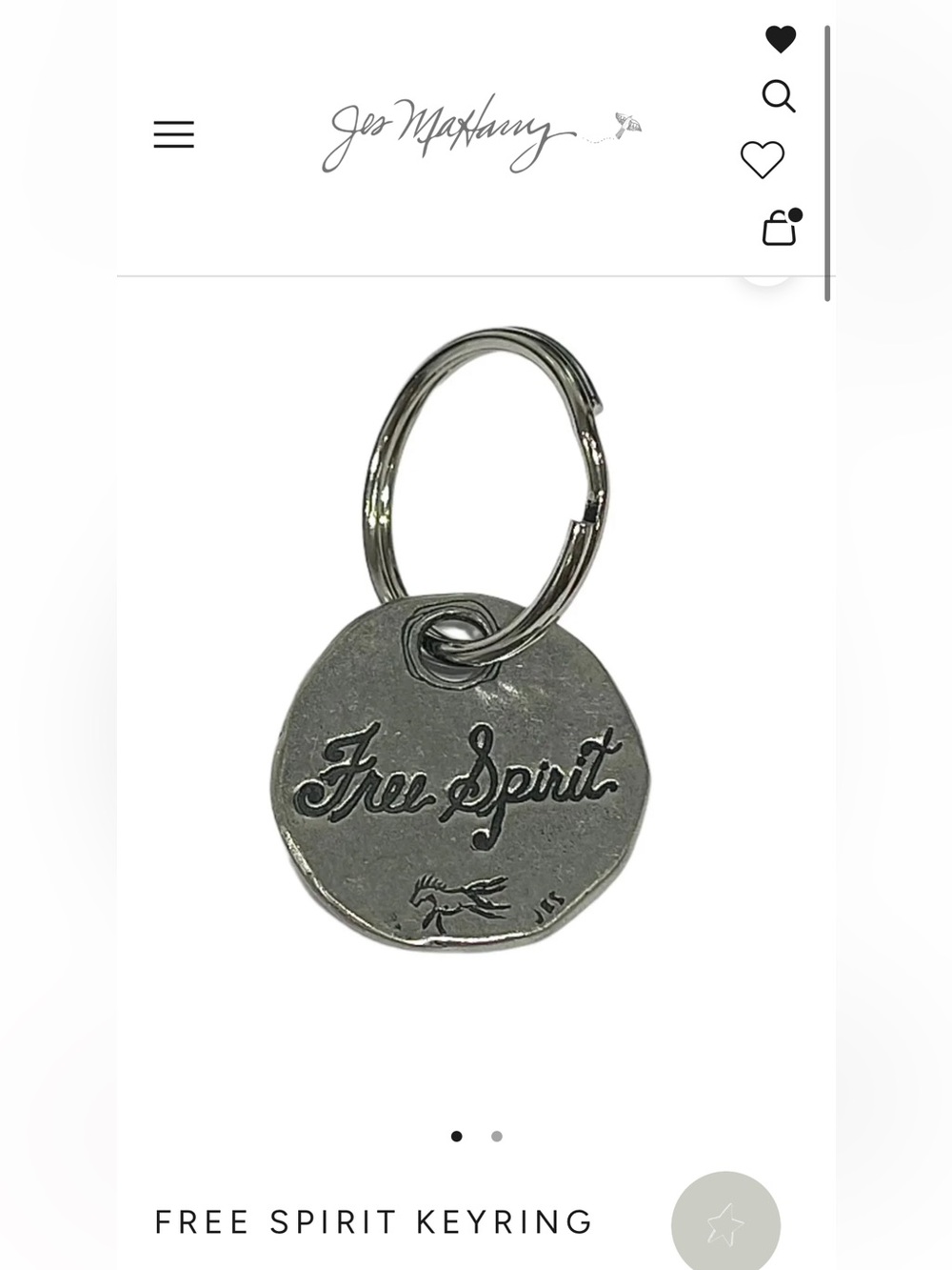 Free Spirit Keyring